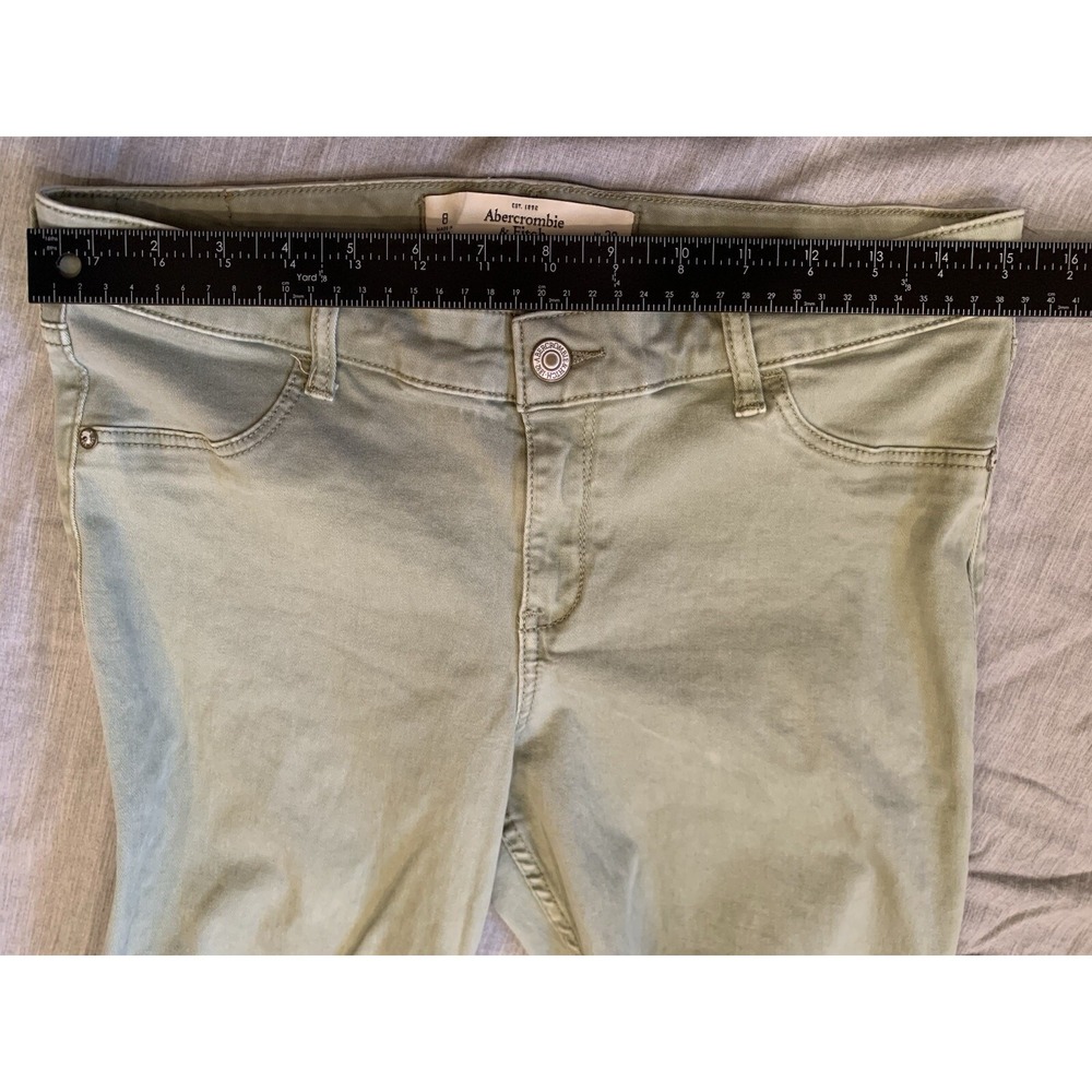 Abercrombie & Fitch Jeans Women's Size 8 Mint Green Pants - Picture 4 of 7